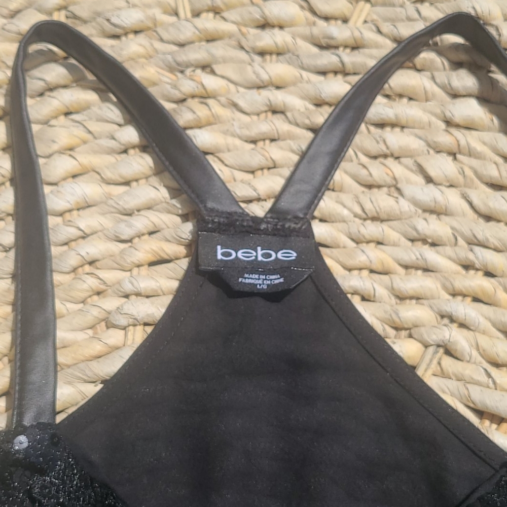 Bebe sequin crop top - Picture 5 of 8